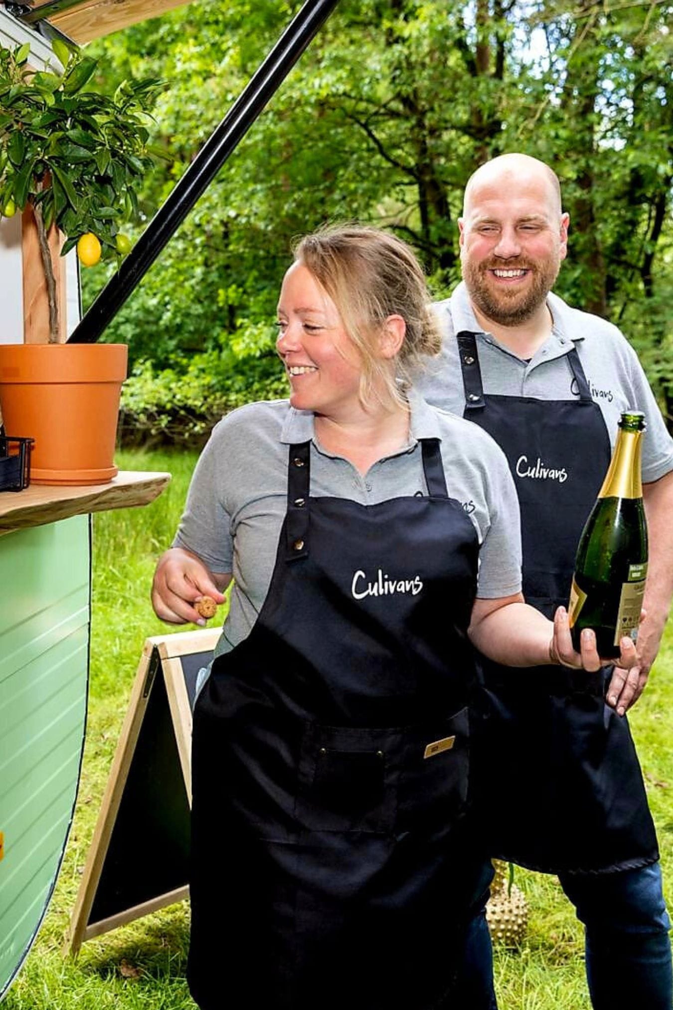 Culivans eigenaren Odin en Janine